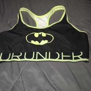Glow in the dark Under Armour Batman Sports Bra